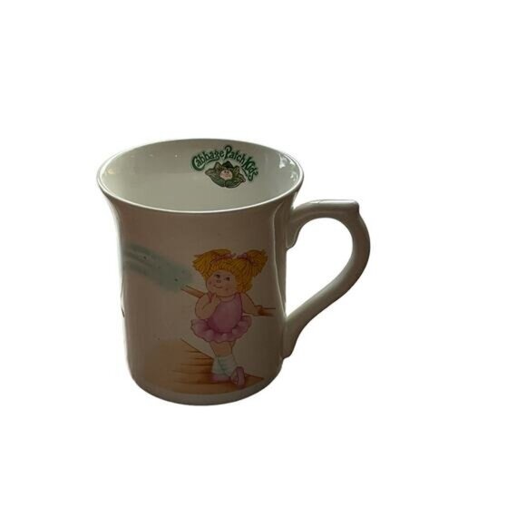 1984 CPK Cabbage Patch Kids Ballerina Vintage Collectible Coffee Tea Mug Cup - Picture 2 of 5
